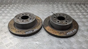 MASERATI QUATTROPORTE M139 MK5 BRAKE DESCS REAR LEFT & RIGHT SIDE PAIR X2 2005 - Picture 1 of 8
