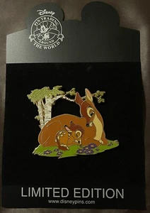 Disney Shopping Bambi & Mother Under Tree Pin LE 100 HTF Rare - Picture 1 of 3