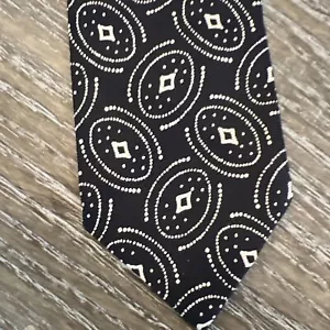 Corbata Polo Ralph Lauren Para Hombre Azul Geométrica Hecha a Mano 100% Seda EE. UU. - Imagen 1 de 6