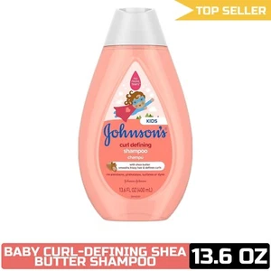 Johnson's Baby Curl-Defining Shampoo with Shea Butter, Paraben-Free, 13.6 fl. oz - Picture 1 of 10