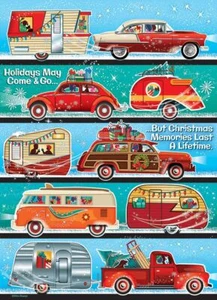 Cobble Hill Holiday Hustle 1000 Piece Jigsaw Puzzle - Picture 1 of 4