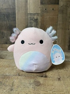 Squishmallow KellyToys ARCHIE Axolotl 8" Exclusive Light Pink Rainbow Plush - Picture 1 of 3