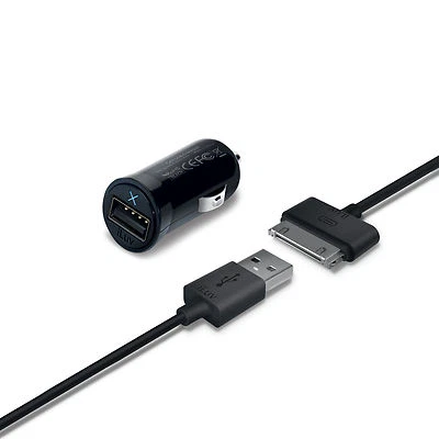 iLuv ICC262BLK Micro USB Charger with Charger/Syne Cable for iPad /iPhone /iPod - Image 1 of 2