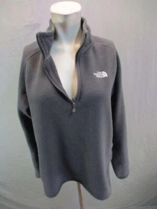 Sudadera pulóver cálida polar gris 1/2 cremallera The North Face talla M para hombre 7Y593 - Imagen 1 de 7
