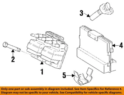 Used Engine Control Module (ECM) fits: 2000 Saturn S SERIES Electronic Control M — 第 1/2 张图片