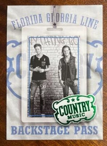 FLORIDA GEORGIA LINE - 2015 Panini Country Music - Backstage Pass Green - Picture 1 of 1
