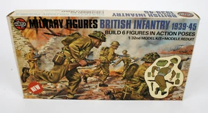 Vintage Airfix 1/32° fanteria britannica 1939-45, multiposa #04585-8 (1977) - Foto 1 di 2