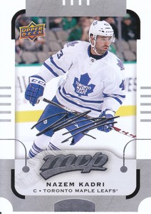 15/16 UPPER DECK MVP SILVER SCRIPT #34 NAZEM KADRI MAPLE LEAFS *5053