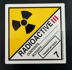 Back to the Future - Radioactive III Plutonium Case Prop Stickers x 6 NEW STOCK