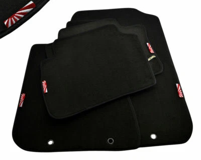 雷克萨斯脚垫带日本日落徽章定制地毯适用于所有型号 — 第 1/4 张图片