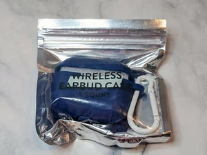 Earbud Case With Hook Dark Blue Ankyo Silicone Wireless - Picture 1 of 7