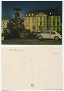 43391 - VW Käfer - Marktplatz Erlangen - alte Ansichtskarte - Picture 1 of 1