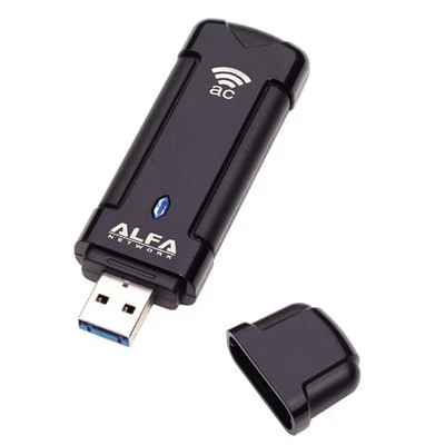 Alfa AWUS036EAC 802.11ac high speed dual band Wi-Fi USB Adapter dongle 2.4/5 GHz - Image 1 of 4