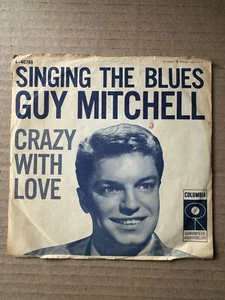 Guy Mitchell  SINGING THE BLUES (ROCK N ROLL 45/PS) #40769 PLAYS VG++ - Imagen 1 de 4
