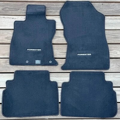 2019-2023 Subaru Forester Black Carpet Floor Mats Set OEM 2020 2021 2022 Factory Foto 1 de 4