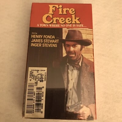 Fire Creek VHS tape NEW with Henry Fonda and James Stewart Foto 1 de 4