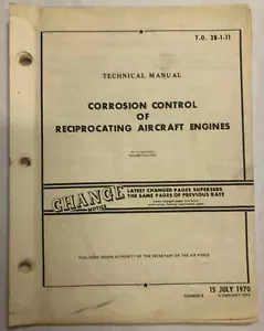 Technical Manual Corrosion Control of Reciprocating Aircraft Engines - Foto 1 di 10