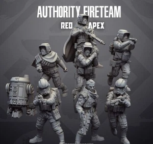 Miniaturas de las Legiones de Star Wars - Authority Fireteam ápice rojo - Imagen 1 de 3
