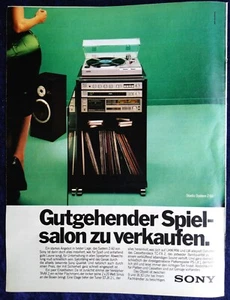 Sony Stereoturm mit Plattenspieler, System Z 60, originale Werbung aus 1981 - Picture 1 of 1