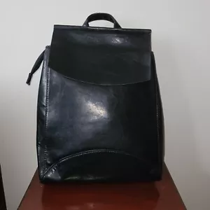 Vintage leather X-body / back pack / rucksack - Picture 1 of 9