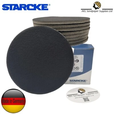 STARCKE ABRASIVES 150mm Fine Finshing Sanding Discs (Pack of 3; 5 or 10 pcs) - Made in Germany