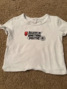 zara girls graphic T-shirt 9/10 - Picture 1 of 4