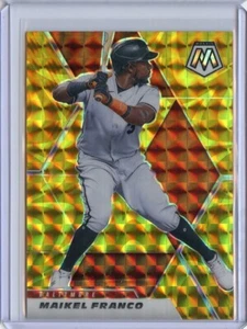 2021 Panini Mosaic Mosaic Reactive Yellow #61 Maikel Franco - Picture 1 of 1