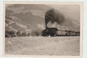 Foto real locomotoras de vapor antiguas trenes imagen antigua vintage - Imagen 1 de 2