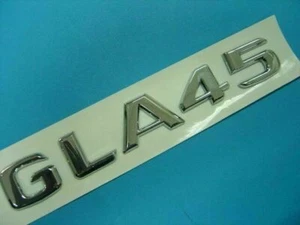 CROMO * GLA45 * JUEGO DE INSIGNIA EMBLEMA LETRAS MALETERO PARA MERCEDES BENZ AMG CLASE GLA - Imagen 1 de 2