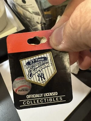 N.Y Yankees 27X Workd Series Champions Pin MLB New York Yankees - Image 1 of 2