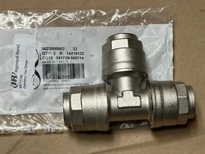Infinity Ingersoll Rand 48777700 Junction Tee 32mm Compression Stainless - Picture 1 of 7