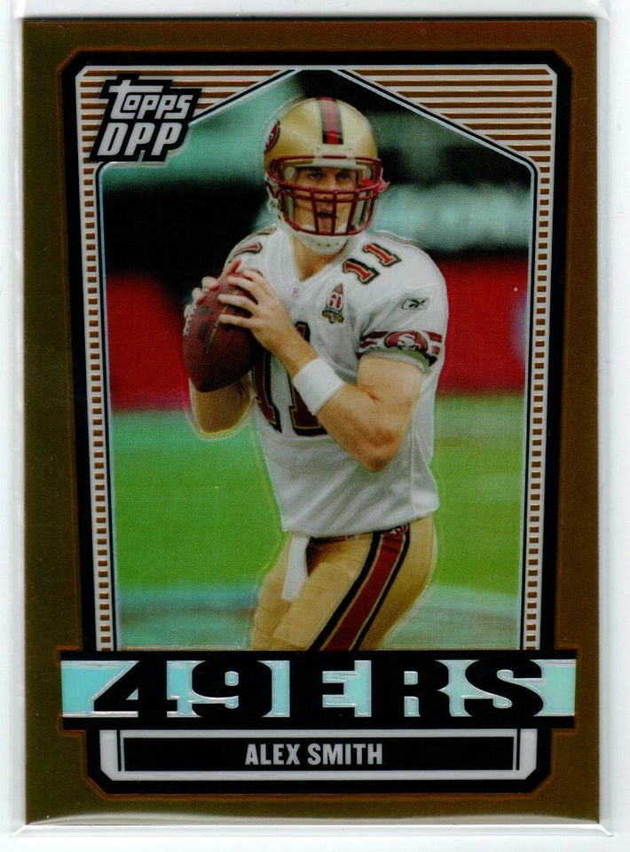 2007 Topps Draft Chrome Bronze Refractors #64 Alex Smith QB /250 (ref 221350) - Image 1 of 1