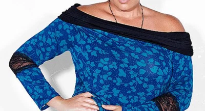 Top para dormir Sophie Thealett Cacique Lane Bryant fuera del hombro Plus 22/24 3X Foto 1 de 4