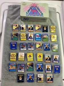 CAMEL LIGHTS TIN FROM 1992 INCLUDES BOOKS OF MATCHES has 34 books ~ Joe Camel - Picture 1 of 7