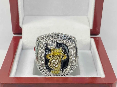 Miami Heat Championship Ring - 2012 Finals Ring - Lebron James - Box Cover