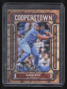2023 Panini Donruss #CT15 George Brett Cooperstown Bronze #'d /999 