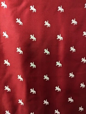 Cachecol de seda masculino / Luxo Vintage Spanische Hofreitschule / Cowboy / 40x140 cm - Imagem 1 de 4