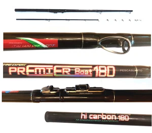 Canna da Barca Pesca Vertical Jigging Bolentino Polpo Cernia Dentice Premier EH - Foto 1 di 4