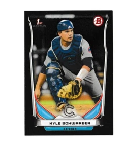 KYE Schwarzber RC 2014 Bowman ASIA BLACK #DP2 Cubs Phillies come nuovo - Foto 1 di 2