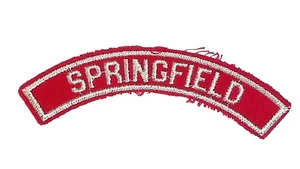 SPRINGFIELD RWS Red & White Community Strip Boy Scout - Picture 1 of 2