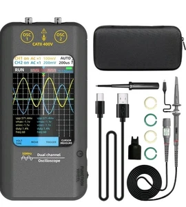 BSIDE Dual Channels Handheld Oscilloscope 50MHz Bandwidth 3.98" Full-Viewing LCD - Picture 1 of 8