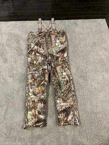 Rustic Ridge Camo Hunting Bib Pants Scent Stop Realtree Men Large Overalls Hunt - Picture 1 of 7