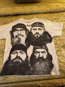 Duck Dynasty Duck Nation Grafik T-Shirt Marke Jerzees Herren Größe XL 50/50 Mischung - Bild 1 von 12