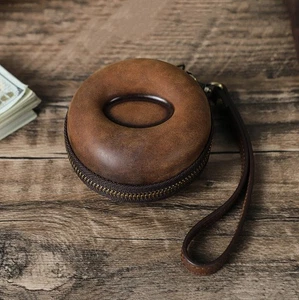 Genuine Leather Watch Travel Case Portable Jewelry Watch Organizer Storage Pouch - Bild 1 von 16