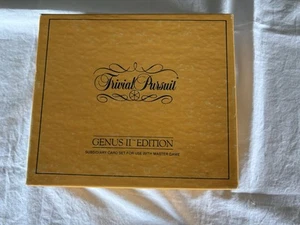 Vintage TRIVIAL PURSUIT GENUS II EDITION CARD subsidiary card set 2 - 1984 Cards - Picture 1 of 6