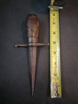 Revolutionary War Era 18 世纪/19 世纪初手工锻造皮带刀 — 第 1/4 张图片