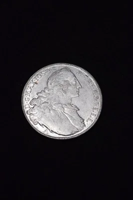 1765-A German Bavaria State Silver Thaler Maximillian III Joseph, XF/AU - Image 1 of 4
