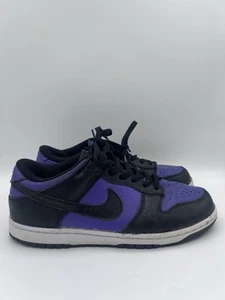 Nike Purple Black Dunk Low Size 10 2010 318019-502 (FLAWS) - Picture 1 of 12