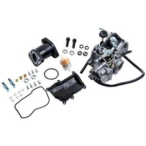 Carburetor Kit For Yamaha Moto 4 1987-1995 Warrior 350 1987-2004 Electric Choke - Picture 1 of 12