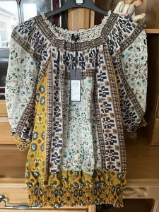 Vera Moda Blouse Uk Size XL New With Tags Rp £25 (elasticated Waist) - Picture 1 of 8